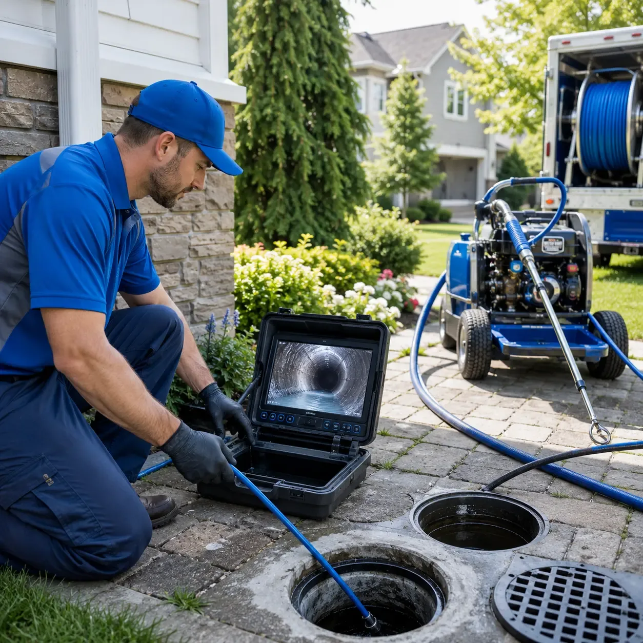 Outdoor drain cleaning professionals serving Bryant, IA